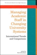 Cover: Managing Academic Staff in Changing University Systems - Open University Press