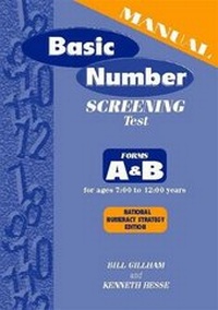 Enlarge image Cover: Basic Number Screening Test Manual: National Numeracy Strategy Edition - Hodder Murray