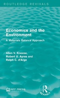 Cover: Economics and the Environment - Routledge
