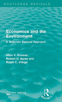 Enlarge image Cover: Economics and the Environment - Routledge