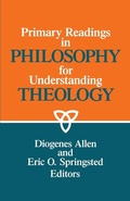 Cover: Primary Readings in Philosophy for Understanding Theology - Westminster/John Knox Press,U.S.