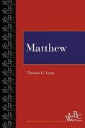 Abbildung von: Matthew - Westminster/John Knox Press,U.S.