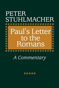 Abbildung von: Paul's Letter to the Romans - Westminster/John Knox Press,U.S.