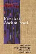 Cover: Families in Ancient Israel - Westminster/John Knox Press,U.S.