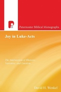 Cover: Joy in Luke-Acts - Paternoster Press