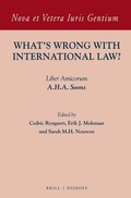 Bild: What's Wrong with International Law? - Martinus Nijhoff