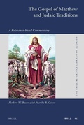 Cover: The Gospel of Matthew and Judaic Traditions - Brill