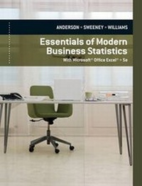 Enlarge image Cover: Essentials of Modern Business Statistics - South Western Educational Publishing