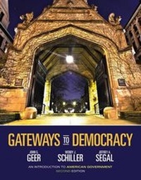Enlarge image Cover: Gateways to Democracy: An Introduction to American Government - Wadsworth Publishing Co Inc