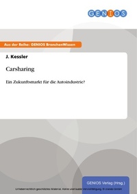 Enlarge image Cover: Carsharing - GBI-Genios Verlag