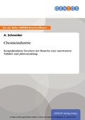 Cover: Chemieindustrie - GBI-Genios Verlag
