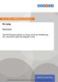 Cover: Internet - GBI-Genios Verlag