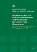 Cover: Appointment of the Pensions Ombudsman and the Pension Protection Fund Ombudsman - TSO