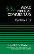 Cover: Matthew 1-13, Volume 33A - Zondervan Academic