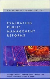 Enlarge image Cover: Evaluating Public Management Reforms - Open University Press