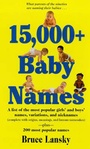 Cover: 15, 000 Baby Names - Simon & Schuster