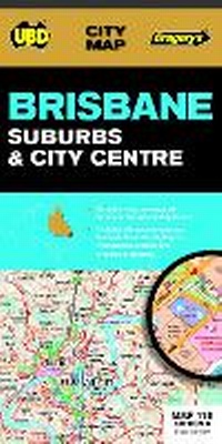 Abbildung von: Brisbane Suburbs & City Centre Map 418 8th ed - UBD Gregory's