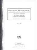 Cover: Early English Church Music: Full Anthems, Hymns and Fragmentary Verse Anthems v.21 - Stainer & Bell Ltd