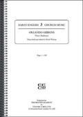 Cover: Early English Church Music: Verse Anthems v. 3 - Stainer & Bell Ltd