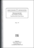 Cover: Early English Church Music: Latin Antiphons and Psalms v. 2 - Stainer & Bell Ltd