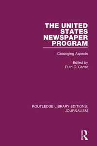 Abbildung von: The United States Newspaper Program - Routledge