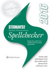 Enlarge image Cover: Stedman's Plus 2016 Medical/Pharmaceutical Spellchecker (Standard) - Lippincott Williams and Wilkins