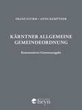 Cover: K&auml;rntner Allgemeine Gemeindeordnung - Heyn