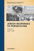 Cover: Jewish Responses to Persecution: 1944-1946 - Rowman & Littlefield Publishers
