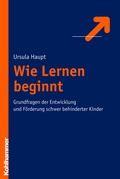 Cover: Wie Lernen beginnt - Kohlhammer