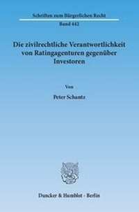 Abbildung von: Die zivilrechtliche Verantwortlichkeit von Ratingagenturen gegenüber Investoren - fibre