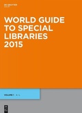 Cover: World Guide to Special Libraries 2015 - De Gruyter Saur