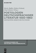 Cover: Poetologien deutschsprachiger Literatur 1930-1960 - De Gruyter