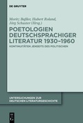 Cover: Poetologien deutschsprachiger Literatur 1930-1960 - De Gruyter