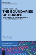 Cover: The Boundaries of Europe - De Gruyter Akademie Forschung