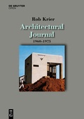 Cover: Architectural Journal 1960-1975 - De Gruyter