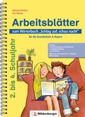 Cover: Arbeitsbl&auml;tter zum W&ouml;rterbuch "Schlag auf, schau nach!" f&uuml;r die Grundschule in Bayern - Mildenberger Verlag GmbH