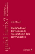 Cover: Droit d'auteur et technologies de l'information et de la communication - Schulthess Juristische Medien