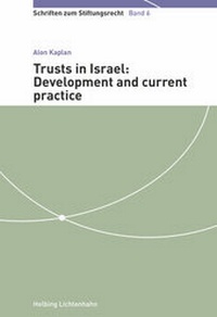 Enlarge image Cover: Trusts in Israel - Helbing & Lichtenhahn