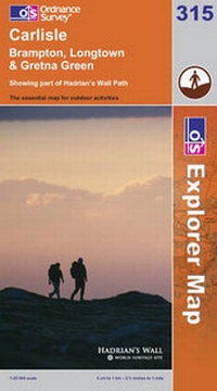 Abbildung von: Carlisle, Brampton, Longtown and Gretna Green - Ordnance Survey