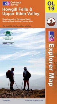 Abbildung von: Howgill Fells and Upper Eden Valley - Ordnance Survey