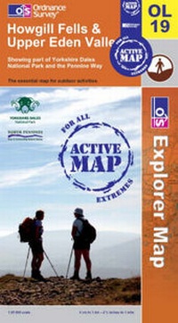 Abbildung von: Howgill Fells and Upper Eden Valley - Ordnance Survey