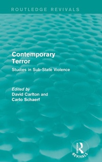 Enlarge image Cover: Contemporary Terror - Routledge