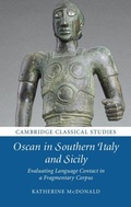 Cover: Oscan in Southern Italy and Sicily - Cambridge University Press