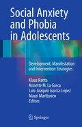 Cover: Social Anxiety and Phobia in Adolescents - Springer