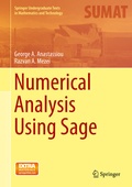 Cover: Numerical Analysis Using Sage - Springer
