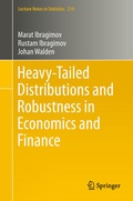 Cover: Heavy-Tailed Distributions and Robustness in Economics and Finance - Springer