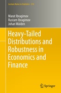 Cover: Heavy-Tailed Distributions and Robustness in Economics and Finance - Springer