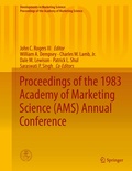 Cover: Proceedings of the 1983 Academy of Marketing Science (AMS) Annual Conference - Springer
