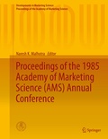 Cover: Proceedings of the 1985 Academy of Marketing Science (AMS) Annual Conference - Springer