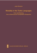 Cover: Modality in the Turkic Languages - Klaus Schwarz Verlag